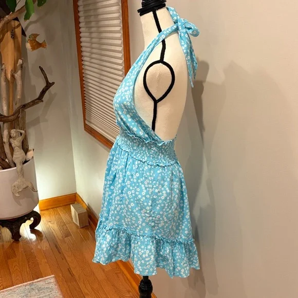 Aerie Halter Mini Dress - Picture 3 of 7